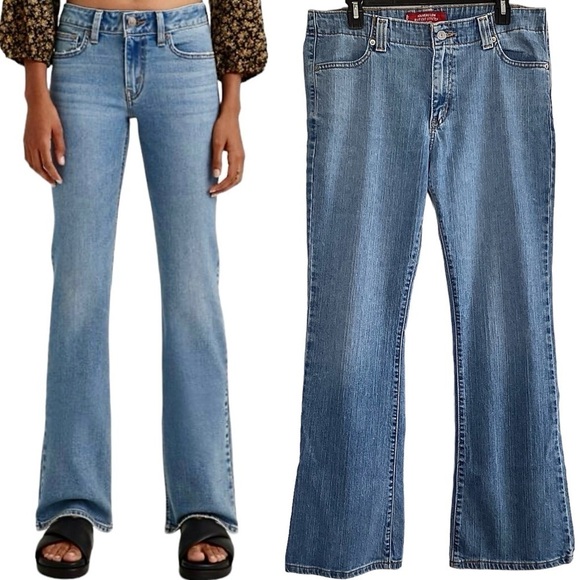 Levi's Denim - Levi’s 525 Nouveau Bootcut Stretch Blue Denim Jeans Medium Wash Size 12 M